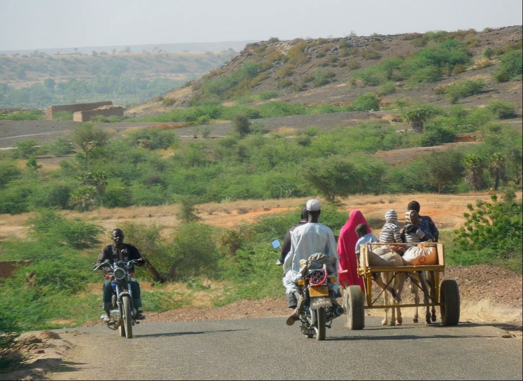 On the road to Boubon, a village in Niger